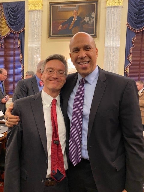 kevin volpp with cory booker