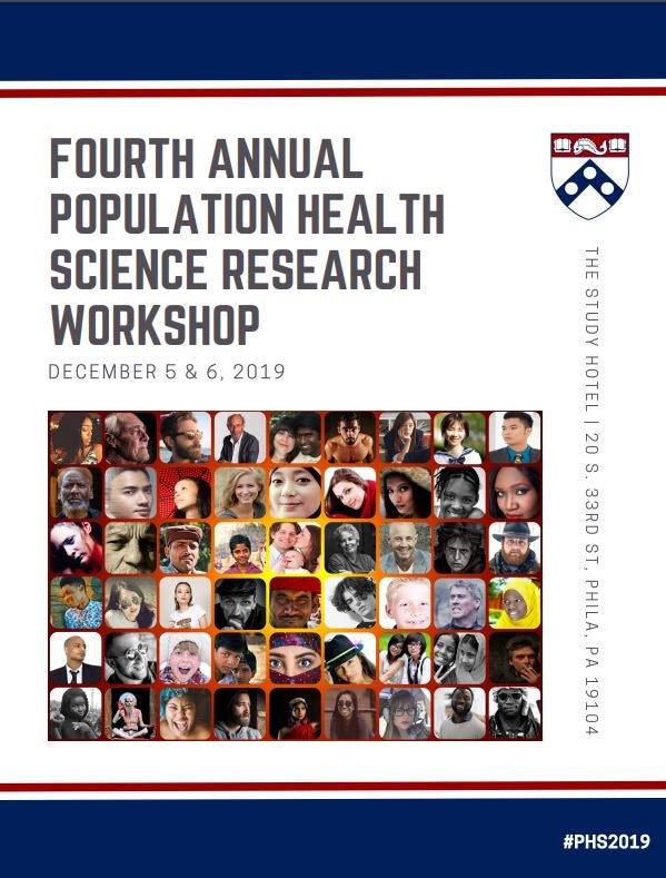 population health science research workshop program cover