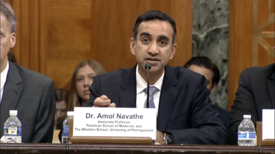 Amol Navathe testifies before US Senate Committee on the budget