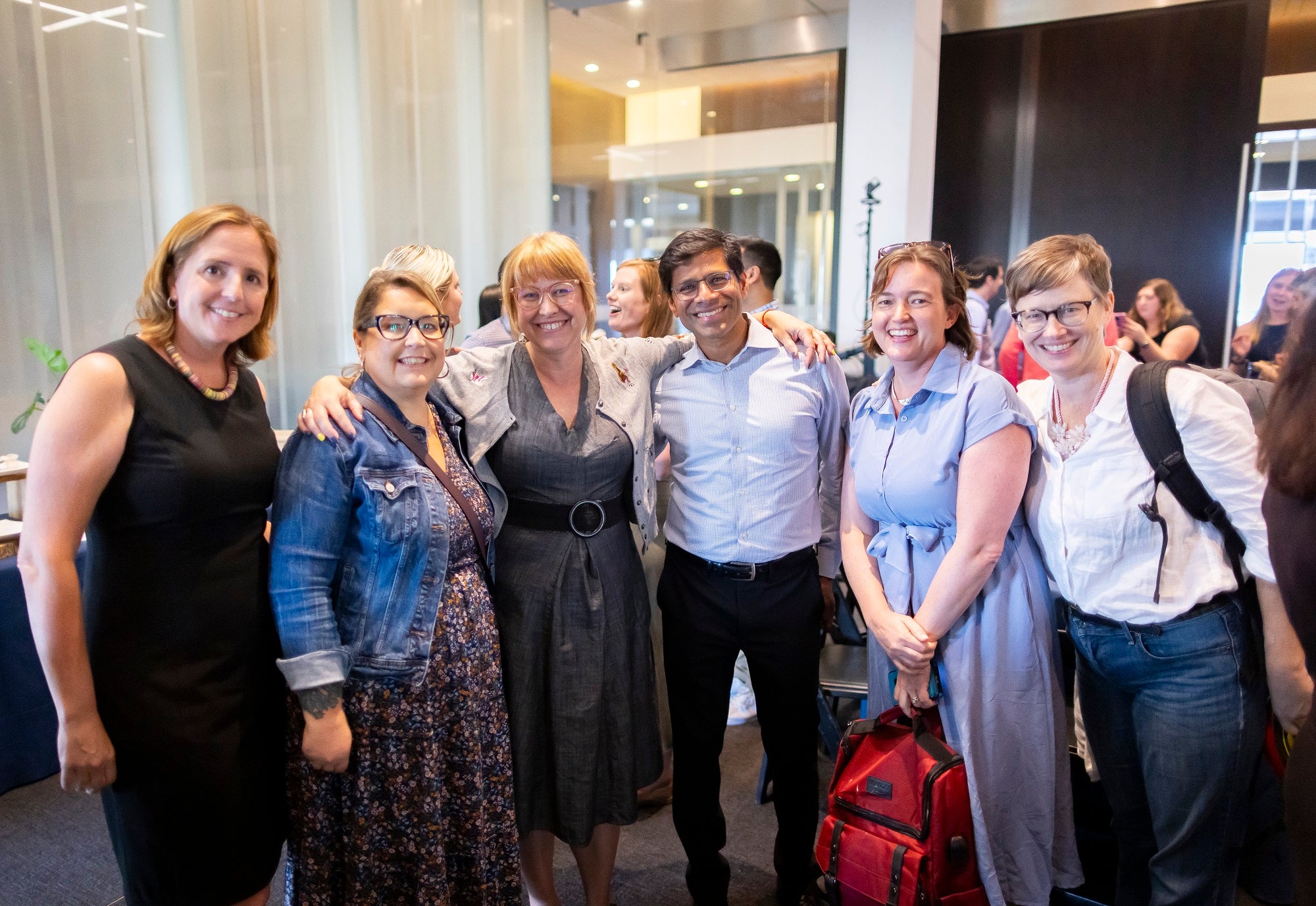 Joelle, Dana, Laurie, Harsha, Norma, and Alison attend Health Policy event