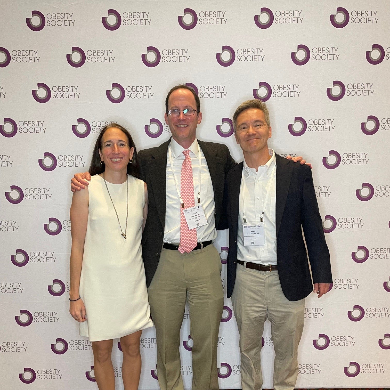 kevin and christina at obesity week