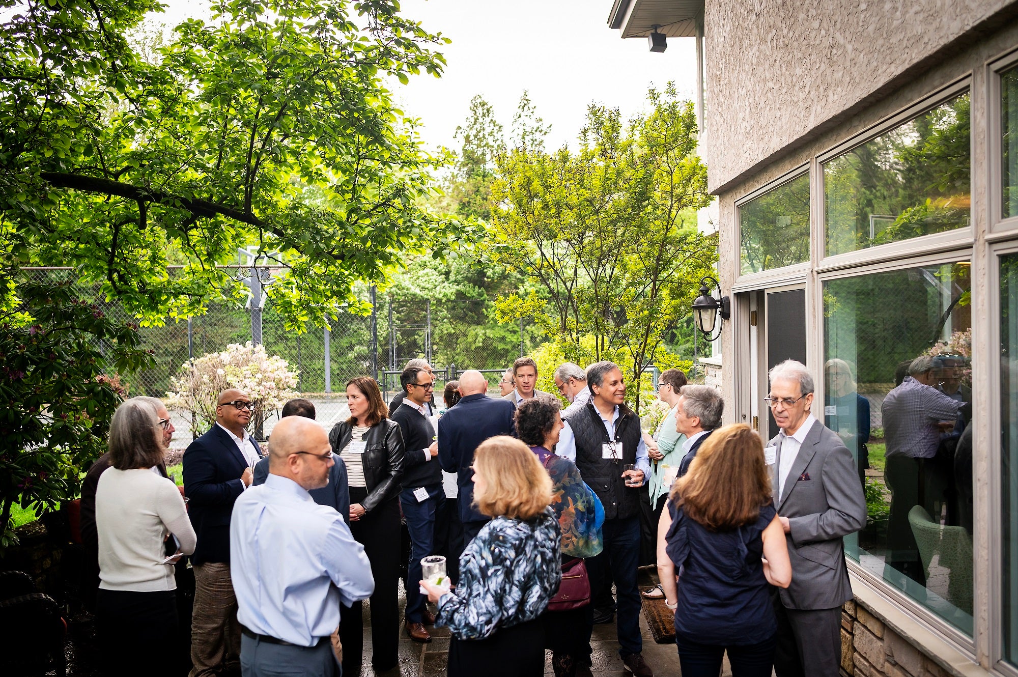 group photo at Kevin volpp's house